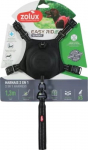 Automatinis pavadėlis Zolux, juoda sp., 1.3 m