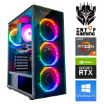 Stacionarus kompiuteris Intop Ryzen 7 5700X, 1 TB, DDR4 32 GB, SSD 1 TB, Nvidia GeForce RTX 3050 6 GB GDDR6, Windows 11 Home