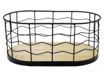 Virtuvės organizavimo įrankis Compact, 16.5 cm x 33.5 cm x 14 cm, medis/metalas, juoda