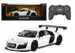 Rc automobilis Rastar Audi R8, 1:18, balta