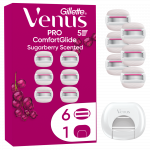 Skutimosi rinkinys Gillette Venus Pro Comfortglide Sugarberry, 6 vnt