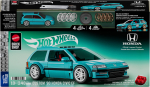 Konstruktorius, automobilis Mattel Hot Wheels Honda Custom 90 Civic EF JHF62, 248 vnt., mėlyna sp.