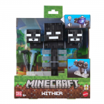 Žaislinė figūrėlė Mattel Minecraft The Wither JMP71, 8.2 cm, juoda sp./pilka sp.