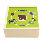 Medinė dėlionė Beleduc Nawito Animal Species, EN, įvairių spalvų, 45 vnt.
