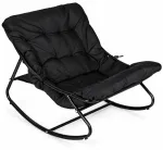 Lauko krėslas MultiGarden LTCH-1, juoda sp., 95 cm x 78 cm x 73 cm