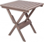 Lauko stalas Folkland Timber Heini-2 073, pilka sp., 70 cm x 70 cm x 73 cm