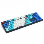 Laidinė žaidimų klaviatūra Varmilo VEA108 Cherry MX Brown, Anglų (US), mėlyna sp./juoda sp.