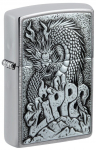 Žiebtuvėlis Zippo Dragon Emblem 48902, sidabro