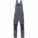 Darbinis puskombinezonis vyrams Cerva Max Summer, juoda sp./pilka sp., 54 dydis
