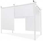 Pavėsinė Pergola Sprint Plus, 395 x 228 cm, balta sp.