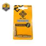 Atsuktuvų antgalių komplektas Forte Tools BT03-25TX20T, TX20, 25 mm