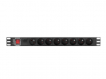 Įtampos stabilizatorius Lanberg PDU-08E-0200-BK, 2 m