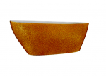Vonia, laisvai pastatoma Besco Goya Glam, 170 cm x 72 cm x 61 cm, ovalas, aukso sp.