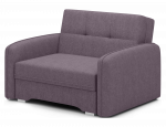 Sofa-lova Laine 1, violetinė sp., 109 x 102 cm x 84 cm