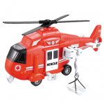 Žaislinis sraigtasparnis Big Motors Rescue, raudona