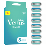Keičiamos skustuvo galvutės Gillette Venus Smooth, 8 vnt