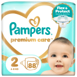 Sauskelnės Pampers Premium Care, 2 dydis, 88 vnt.