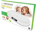 Prekė su pažeista pakuote. Kūdikių svarstyklės Esperanza EBS019, 323 mm, 555 mm, 20 kg