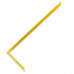 Kampinė liniuotė Kovine KTB1000, 1000 mm, metalas, 90 &deg;