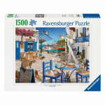 Dėlionė Ravensburger Cats Of Mykonos, 60 cm x 80 cm, 1500 vnt., įvairių spalvų