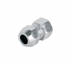 Perėjimas TDM Brass 110GALV, 1/2 colio - vidinis sriegis / 10 mm - suveržiamas