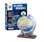 3D dėlionė Magic Puzzle Globe Model 525084676, 69 cm x 32 cm, 49 vnt., įvairių spalvų