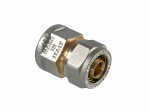 Užveržiamas antgalis TDM Brass 1035, 20mm x 1/2", žalvaris/nikelis