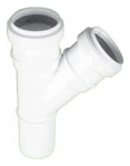 Tri&scaron;akis vidaus kanalizacijai Magnaplast HTplus, 32 mm x 32 mm, 45 &deg;