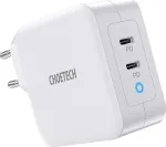 Telefono įkroviklis Choetech PD6008, 2 x USB-C, balta sp., 100 W