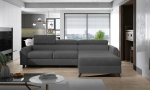 Kampinė sofa Mariall Paros 06, tamsiai pilka sp., de&scaron;ininė, 190 x 300 cm x 98 cm