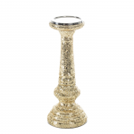 Žvakidė Melia, stiklas/metalas, &Oslash; 12 cm, 31 cm, aukso sp.