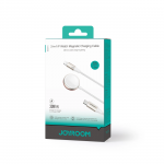 Belaidis įkroviklis Joyroom S-IW011, USB Type C/Wireless, balta sp.