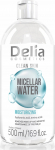 Micelinis vanduo Delia Cosmetics Clean Skin, 500 ml