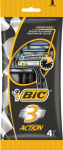 Skustuvas Bic 3 Action, 4 vnt