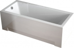 Vonia, kampinė Besco Modern 180, 180 cm x 80 cm x 39 cm, stačiakampis, balta sp.