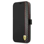 Telefono dėklas Ferrari FESAXFLBKP13SBK for iPhone 13 mini, juoda sp., Apple
