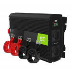 Įtampos keitiklis Green Cell PRO, lengvajam automobiliui, juoda sp., 12 V, 2 - 4 kW