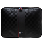 Ne&scaron;iojamų kompiuterių dėklas BMW Stripes BMCS16COMSCAKR, juoda sp./raudona sp., 16"