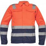 Darbinis &scaron;varkas vyrams Cerva Valencia HV, oranžinė sp./tamsiai mėlyna sp., 50 dydis