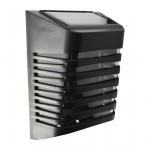 Sieninis &scaron;viestuvas su saulės baterija Eko-Light Strip, 0.12W, IP44, juoda sp.