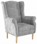 Krėslas Leisure Furniture Hermes, pilka sp., 80 cm x 80 cm x 110 cm