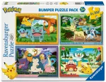 Dėlionė 4in1 Ravensburger Pok&eacute;mon Characters, 36 cm x 26 cm, 400 vnt.