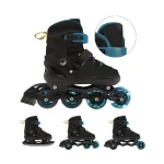 Prekė su pažeista pakuote. Riedučiai Spokey Quattro 4in1, mėlyna sp./juoda sp., 38-41