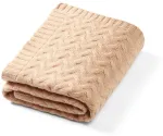 Pledas BabyOno Merino Wool 1648/02, 75 x 100 cm, tamsi smėlio sp.