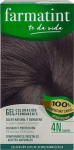 Plaukų dažai Farmatint Permanent Color Gel, ka&scaron;tono sp., 4N, 150 ml