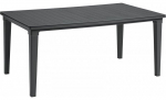 Lauko stalas Keter Futura, juoda sp., 165 cm x 75 cm x 95 cm