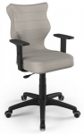 Vaiki&scaron;ka darbo kėdė Duo MT03 Size 6, 40 x 42.5 x 89.5 - 102.5 cm, juoda sp./&scaron;viesiai pilka sp.