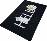 Vonios grindų kilimėlis Foutastic Hola Gato 359CHL5113, įvairių spalvų, 100 cm x 80 cm
