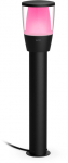 Pastatomas lauko &scaron;viestuvas WiZ Elpas Bollard Extension, 3.6W, LED, IP65, juodas, 10.8 cm x 51.8 cm