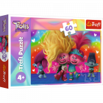 Dėlionė Trefl Trolls 17386T, 22 cm x 33 cm, 60 vnt., įvairių spalvų